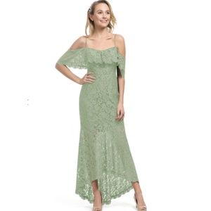 Azazie Lacy Bridesmaid Dress Size A10 (6-8)